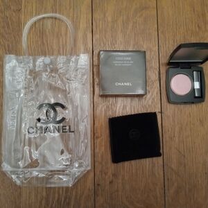 NWOT Womens CHANEL Coco Code Harmony Blush with Clear Logo Bag